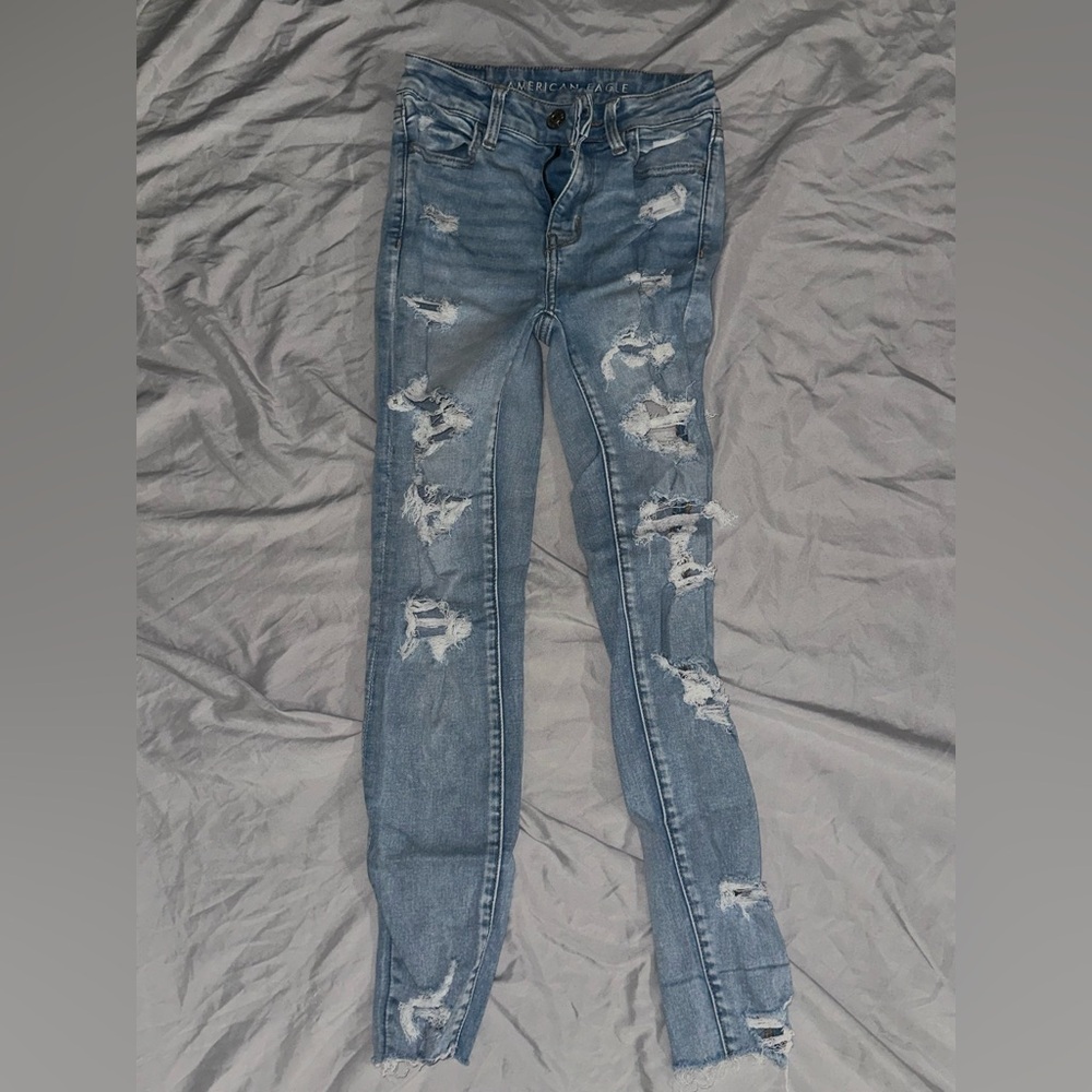 High-rise jeggings